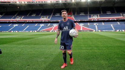 Todo listo para el debut de Messi