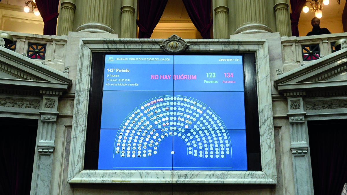 El detrás de escena de la fallida sesión en Diputados