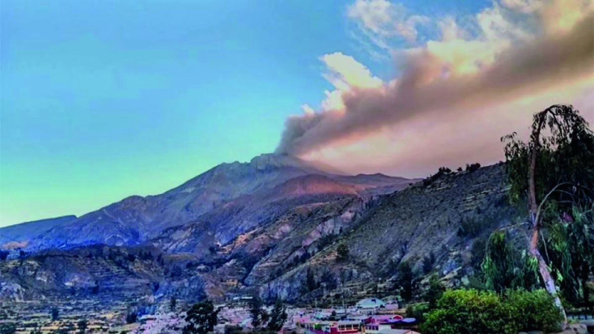 Perú: El Gobierno declaró el miércoles el estado deemergencia en los alrededores del volcán Ubinas