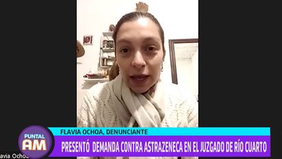 La palabra de Flavia, la mujer de Moldes que demandó a AstraZeneca y al Estado