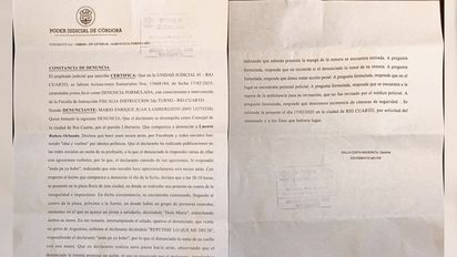 El concejal Lamberghini denunció que fue agredido en la marcha contra la inseguridad