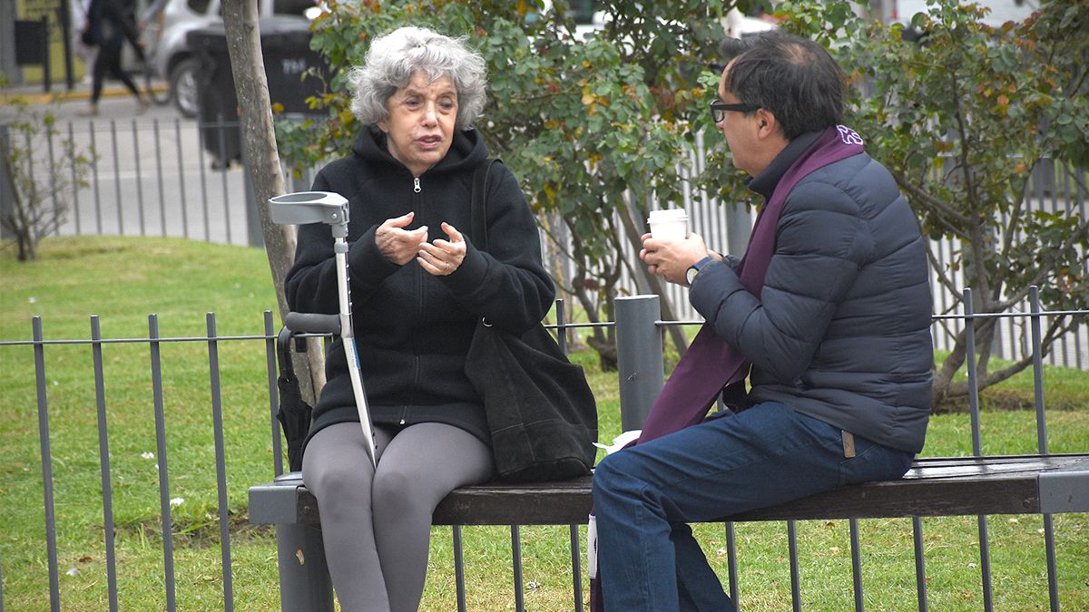 El último día de marzo comenzó con un descenso de temperatura. Foto: Estela Zogbe.