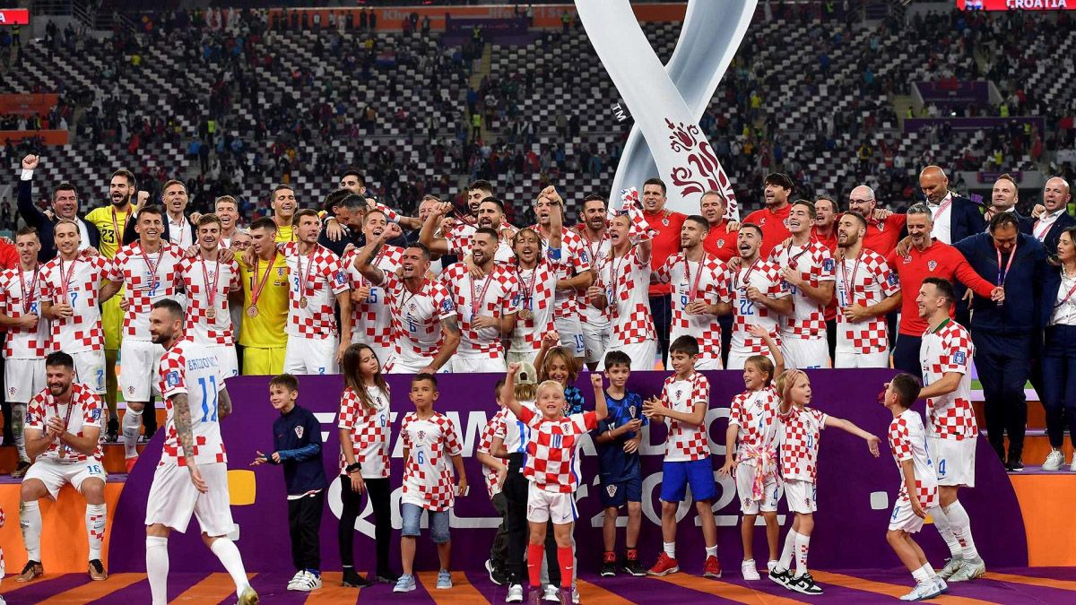 El equipo croata por segunda vez se subió al podio en un Mundial
