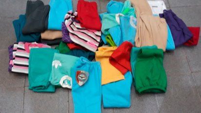 Detuvieron a un hombre con una bolsa de ropa robada