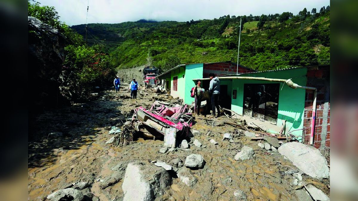 Colombia: veinte personas murieron por un alud de tierra que bloqueó la ruta queconecta Bogotá con el sudeste del país