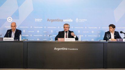 Alberto Fernández anunció que el aislamiento seguirá en las zonas con circulación comunitaria