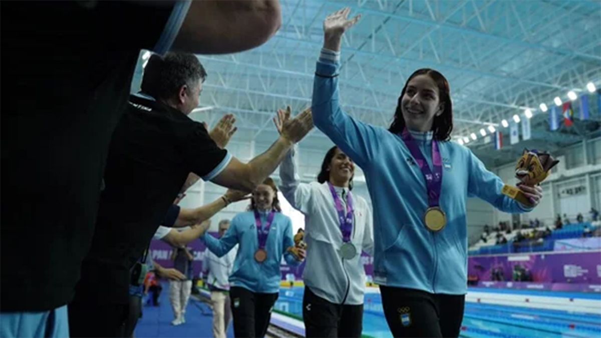 La cordobesa&nbsp;Malena Santillán sumó el segundo oro para Argentina en los Juegos Panamericanos Junior.
