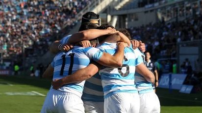 Los Pumas consiguieron un impactante triunfo ante Australia en San Juan