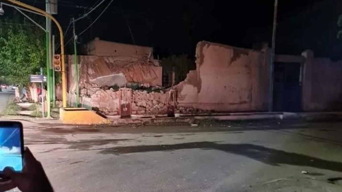El departamento Pocito fue uno de los sectores más afectados por el sismo.