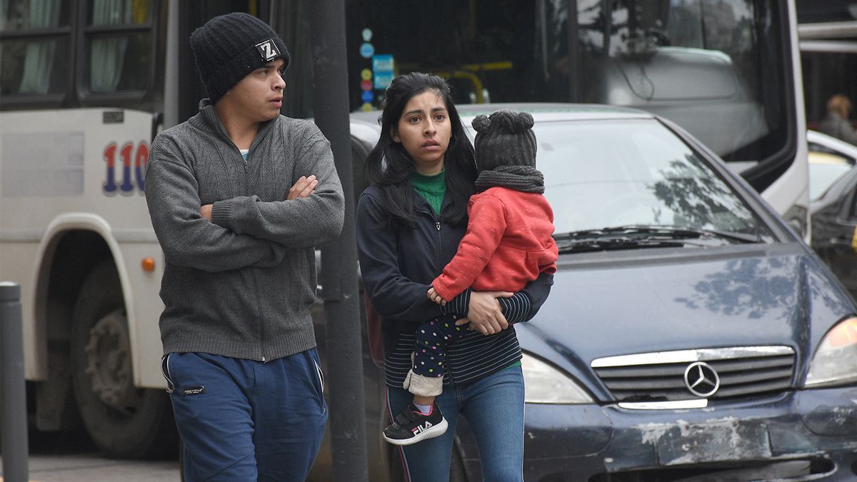 El último día de marzo comenzó con un descenso de temperatura. Foto: Estela Zogbe.