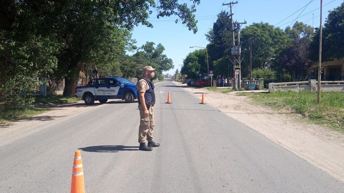 Personal de la Patrulla Rural también tomó participación en el caso.