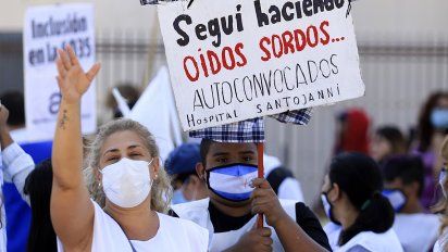 Protesta de enfermeros