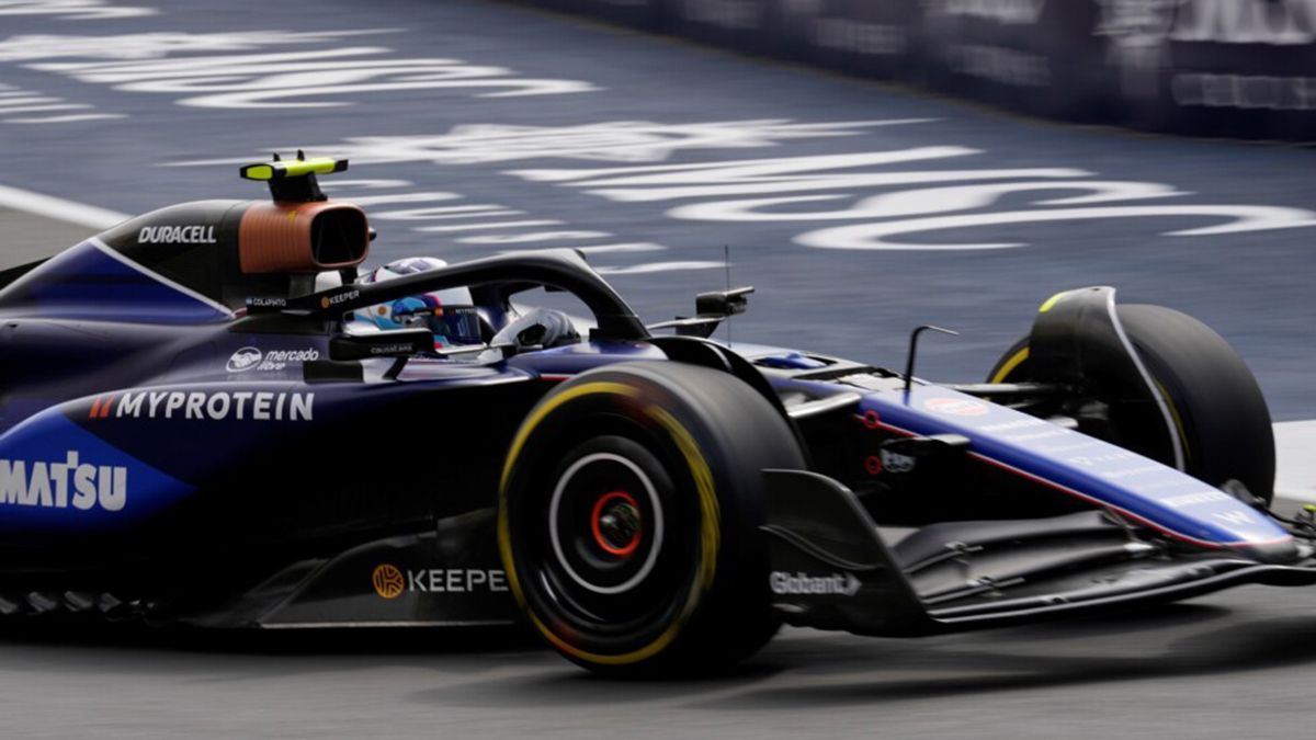 Franco Colapinto cerró una buena primera jornada en Baku