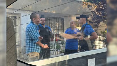 Pablo Carrizo, otra vez violento: esta vez, afuera de un jardín