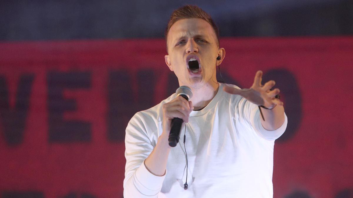 En el Anfiteatro Municipal finalmente ofreció un show gratuito.